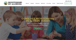 Desktop Screenshot of montessoriofalameda.com